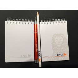 Carnetel cu spira -  promotional ING