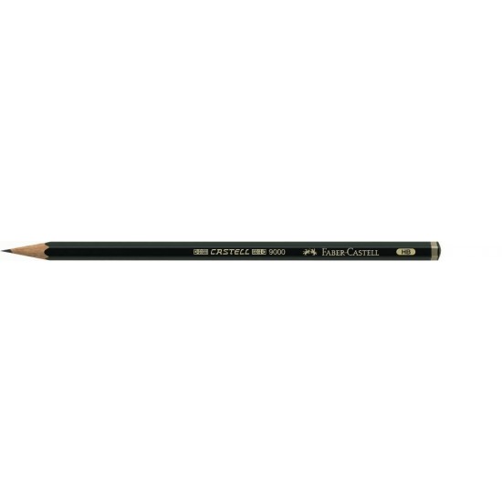 Creion Grafit Castell 9000 Faber-Castell (15 duritati: 8B-6H)