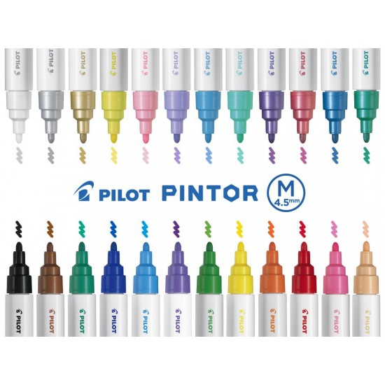 Marker cu vopsea Pilot Pintor Metalic, Diverse Culori si Dimensiuni