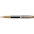 ROLLER PARKER SONNET ROYAL  CHISELLED SILVER & BLACK GT