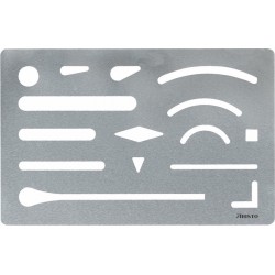 SABLON PENTRU RADIERA / METAL 9 X 6 CM