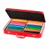 Set pentru clasa / cutie metal 300 creioane colorate Jumbo Grip Faber-Castell