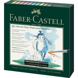 Set 10 Markere Solubile Albrecht Durer Faber-Castell