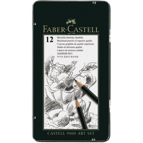 FABER-CASTELL SET 12 BUC CREION GRAFIT 9000