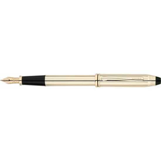 STILOU CROSS TOWNSEND 18K NIB / GOLD FILLED GT