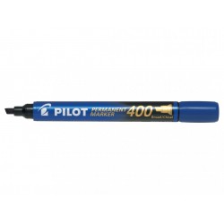 Marker permanent Pilot 400, varf tesit, albastru