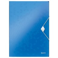 Mapa Plastic Cu Elastic Wow Leitz, Albastra