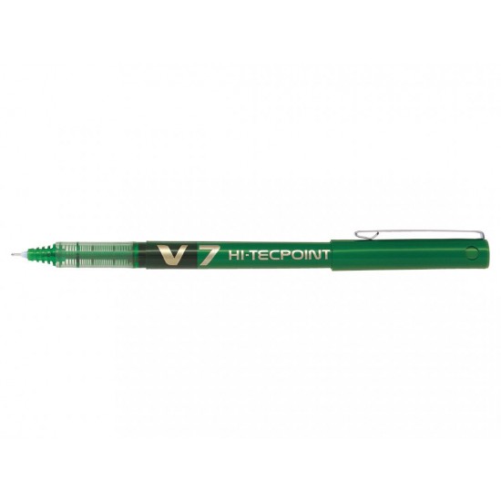 Roller Pilot V7 Hi-Tecpoint, 0.7 mm, Verde