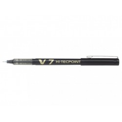 Roller Pilot V7 Hi-Tecpoint, 0.7 mm, Negru