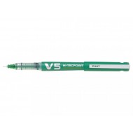 Roller Reincarcabil Pilot V5 Hi-Tecpoint, 0.5 mm, Verde