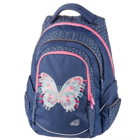 RUCSAC FAME ALBASTRU MAGIC BUTTERFLY WALKER