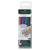 MARKER PERMANENT SET 4 S MULTIMARK FABER-CASTELL