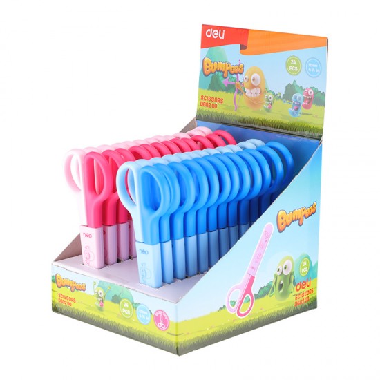 FOARFECA SCOLARA 12CM CU PROTECTIE PLASTIC DELI FOARFECA SCOLARA 12CM CU PROTECTIE PLASTIC DELI