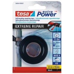 Banda adeziva tesa 56064-2.5mx19mm Extra Power Extreme Repair-auto-adezivă Negru