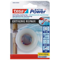 Banda adeziva tesa 56064-2.5mx19mm Extra Power Extreme Repair-auto-adezivă Transparent